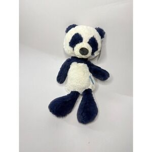 Baby GUND Toothpick Panda Plush 12" Stuffed Animal Blue White Soft Toy NWT